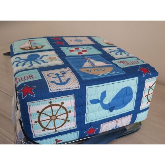 Cozee Quilts Little Sailor TWIN Quilt & Shams Set Beach Ocean Boat Whale $100 - Picture 3 of 8